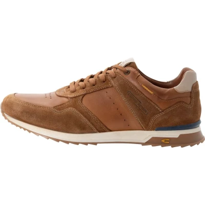 Afbeelding van camel active Sneakers laag, Heren, Maat: 44, Tan weiss Leer