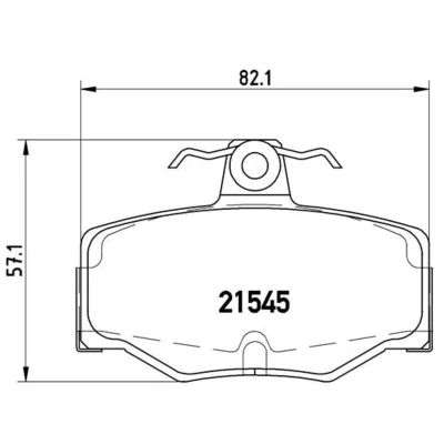 Afbeelding van Brembo Remblokset P 56 024