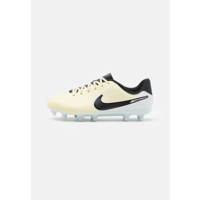 Afbeelding van Nike Performance JR Legend 10 Academy FG/MG Unisex Voetbalschoenen met kunststof noppen voor kinderen, Maat: 38.5, Lemonade/black/metallic gold coin