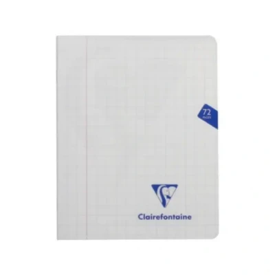 Afbeelding van Clairefontaine 303122C Mimesys Geniet schrift A4 21x29,7 cm 40 Blad geruit 5x5 mm met kantlijn Wit papier 90 g Polypro omslag Willekeurige kleur
