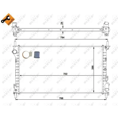 Afbeelding van Radiateur NRF 53713