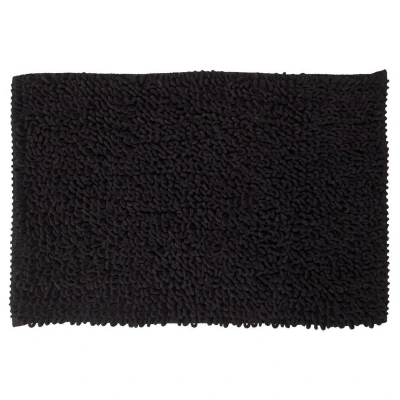 Afbeelding van Badmat Sealskin Twist Microfibre Antraciet 60 x 90 cm