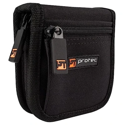 Afbeelding van Pro Tec Protec Trompet/Klein Messing Meervoudig (2 delig) Nylon Mondstuk Pouch met Ritssluiting, Model A220ZIP