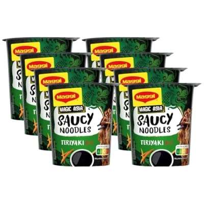 Afbeelding van Maggi magic Asia Noedels Teriyaki 8 x 75 gram beker