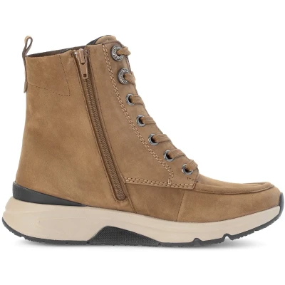 Afbeelding van Gabor rollingsoft sensitive 56.884.44 dames rollende wandelsneaker bruin maat 37 (EU) 4 (UK)