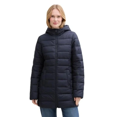 Afbeelding van TOM Tailor Lightweight Stepp MIT Wasserabweisender Funktion Winterjas, Dames, Maat: XS, Sky captain blue