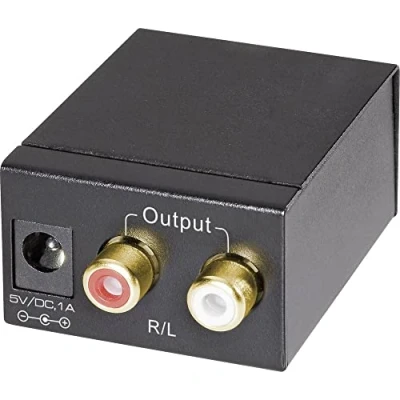Afbeelding van AV Converter [Toslink, Digitale cinch Cinch] SpeaKa Professional SP DAC TKC