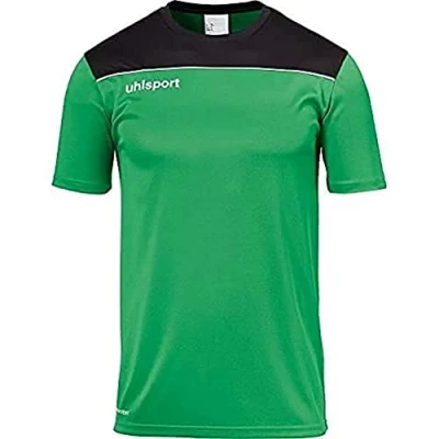Afbeelding van Uhlsport Offense 23 T Shirt Heren Groen / Zwart Wit Maat: M