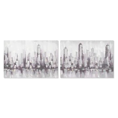 Afbeelding van Schilderij Home ESPRIT New York Loft 100 x 3 70 cm (2 Stuks)