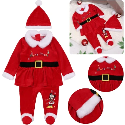 Afbeelding van Minnie Mouse Disney Kerstset voor babymeisjes, Kerstman / 56