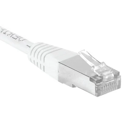 Afbeelding van Netwerkkabel DEXLAN RJ45 CAT 6A F/UTP wit 1 M