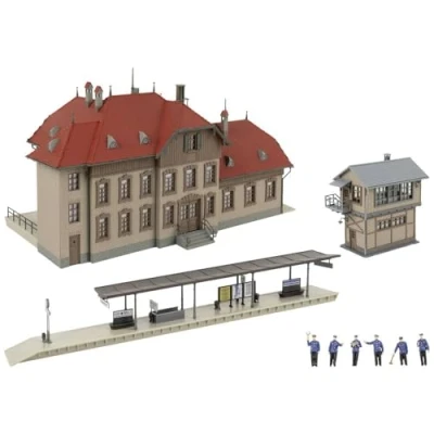 Afbeelding van FALLER 190035 H0 actieset station Passendorf spoorbreedte