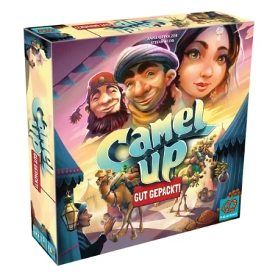 Afbeelding van Asmodee Camel Up Goed verpakt, basisspel, familiespel, strategiespel, Duits