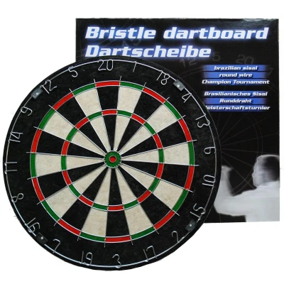 Afbeelding van Abbey Darts Dartbord Sisal Classic Zwart/Rood/Groen