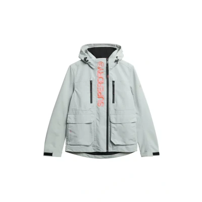 Afbeelding van Superdry Vrouwen Ultimate Tech Windbreaker met Capuchon Lichtgrijs Grootte: 38
