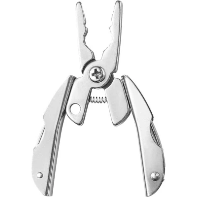 Afbeelding van Sleutelhanger Multitool Roestvrij Staal Outdoor Draagbare Tang Mesje Schroevendraaier Multi Gereedschap Mini Tangen Tool