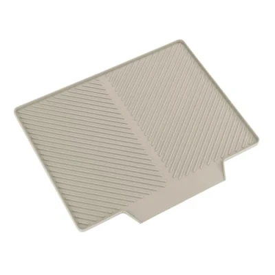 Afbeelding van Spoelen Mod. Nelia afdruipmat vaatwasmachinebestendig keukenhulp met groefstructuur van kunststof 34 x 3 40 cm beige