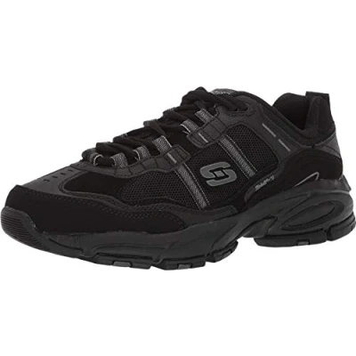 Afbeelding van Skechers Vigor 2.0 Trait 51241 BBK, Mannen, Zwart, Sneakers, maat: 41