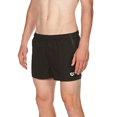 Afbeelding van ARENA Fundamentals X Short R Swim Trunks, zwart wit, L Heren, Black white,