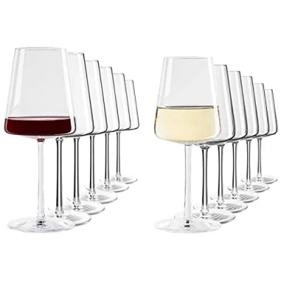 Afbeelding van Stolzle Lausitz Power Set Calici Vino Bianco e Rosso 12 Pz