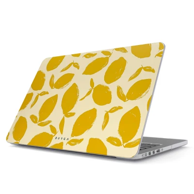 Afbeelding van Burga Hardshell Cover voor de MacBook Pro 14 inch (2021 / 2023 M3 chip 2024 M4 chip) A2442 A2779 A2918 A3112 A3185 A3401 Lemon Tart