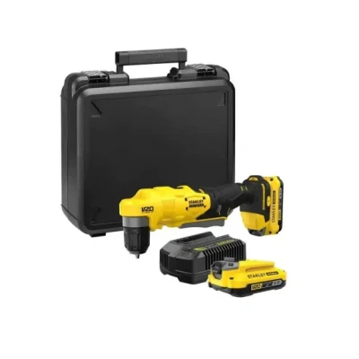 Afbeelding van Stanley SFMCD750D2K FATMAX® V20 Accu Haakse Boormachine 18V 2.0Ah in Koffer