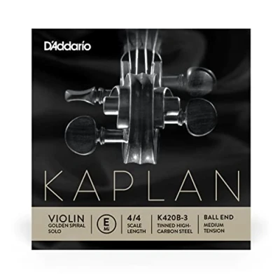 Afbeelding van D&#039;Addario K420B 3 Kaplan losse E Snaar viool 4/4 Scale, Medium Tension ball end