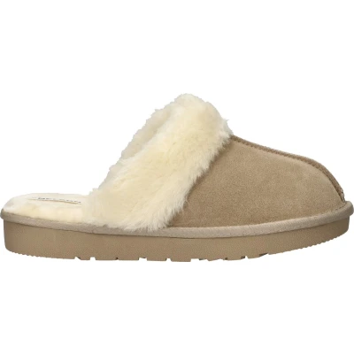 Afbeelding van Nelson Home Muiltjes, Dames, Maat: 36, Beige Veloursleer