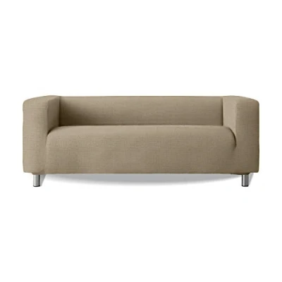 Afbeelding van Milica Bankhoes model Klippan Hoge armleuningen Sofa Stretch Soft New York Kleur 18 Donkerbeige