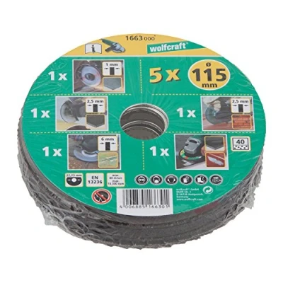 Afbeelding van wolfcraftStarterset voor haakse slijpers 5 dlg. I 1663000