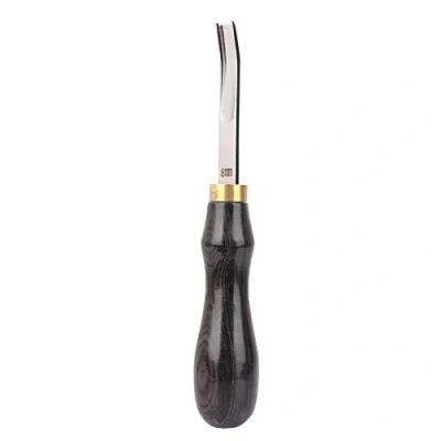 Afbeelding van Edge Beveler Lederen Rand Skiën Houten Handvat Craft Keen Snijgereedschap, 4mm/6mm/8mm/10mm Optioneel (8mm)