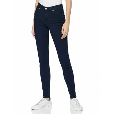 Afbeelding van Tommy Hilfiger dames Nora high waist skinny fit jeans met donkere wassing in de kleur Indigo, maat: W27/L32