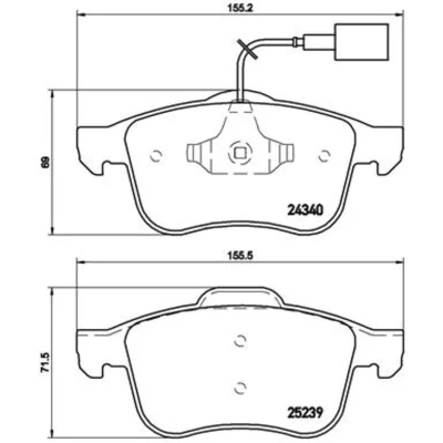 Afbeelding van Brembo Remblokset P 23 132