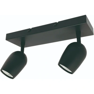 Afbeelding van Freelight Spot Trova Zwart GU10 2 Lichts Balk
