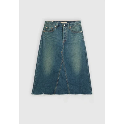 Afbeelding van Levi&#039;s Decon Skirt Alijn rok, Dames, Maat: 26, Hinged heart