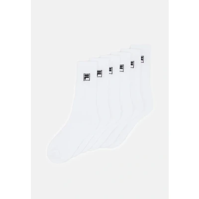 Afbeelding van Fila CREW Tennis 6 PACK Unisex Sokken, Maat: 35 38, White