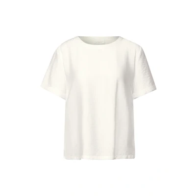 Afbeelding van Street One Studio MIT Schlitzen Blouse, Dames, Maat: 36, Weiß