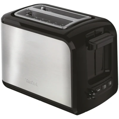 Afbeelding van Tefal Tt410D Express Broodrooster 16X26X19 Cm 850W Rvs/Zwart