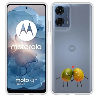 Afbeelding van Cazy Hoesje geschikt voor Motorola Moto E14 Siliconen Mango Mates
