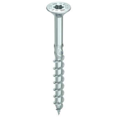 Afbeelding van HECO TOPIX Plus spaanplaatschroeven 6x90mm platkop verzinkt deeldraad HD 30 61102 (Per 100 stuks)