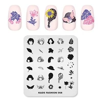 Afbeelding van FA064 KADS Nail Art Stempel Plaat Fashion Series stempelen Template Afbeelding DIY Decoratie Tool (FA068)