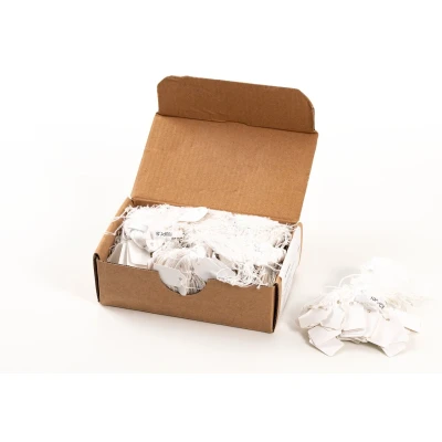 Afbeelding van Herma Hanglabel 18x28 mm met draad wit 1000 st.