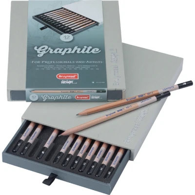 Afbeelding van Potlood Bruynzeel Design 8815 12 hardheden
