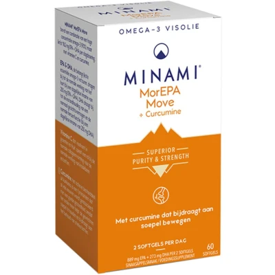 Afbeelding van Minami Morepa Move + Curcuma Softgels 60 Nf
