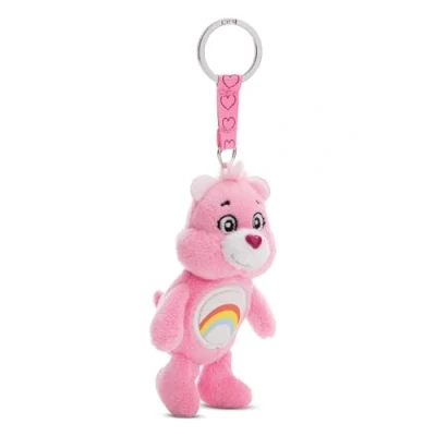 Afbeelding van Sleutelhanger Geluksbeertjes Hoerabeertje 10 cm roze Metgezel knuffeldierhanger met sleutelring Sleutelhouder voor sleutelkoord, tas, rugzak en meer