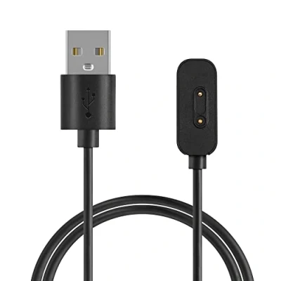 Afbeelding van kwmobile USB oplaadkabel compatibel met XPLORA X5 / Play X4 Kabel voor smartwatch zwart