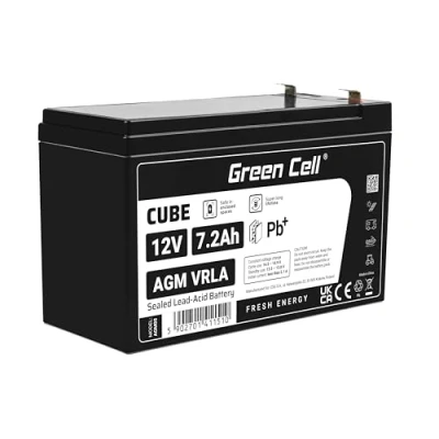 Afbeelding van Green Cell AGM05 UPS accu Sealed Lead Acid (VRLA) 12 V 7,2 Ah