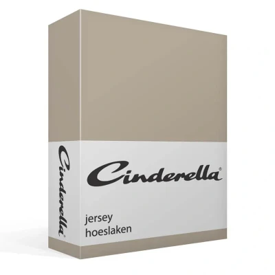 Afbeelding van Jersey Hoeslaken Cinderella Taupe 80/90 x 210/220 cm
