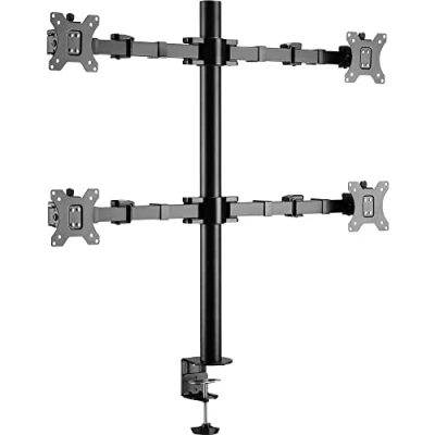 Afbeelding van SpeaKa Professional SP MM 540 Monitorbeugel 4 voudig 43,2 cm (17) 81,3 (32) Zwart Kantelbaar en zwenkbaar, Draaiba
