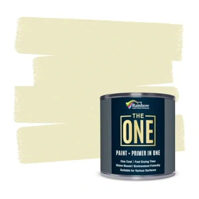 Afbeelding van The One Paint Mat 2,5 liter Multi Surface Geen ondervacht of primer nodig (crème)
